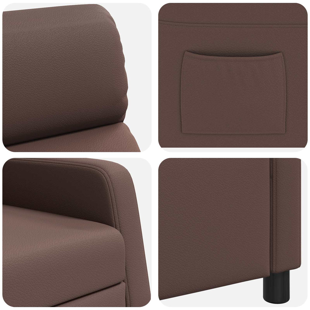 Recliner Brun Kunstlæder