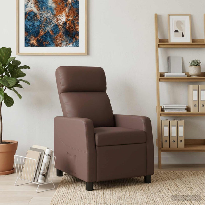 Recliner Brun Kunstlæder