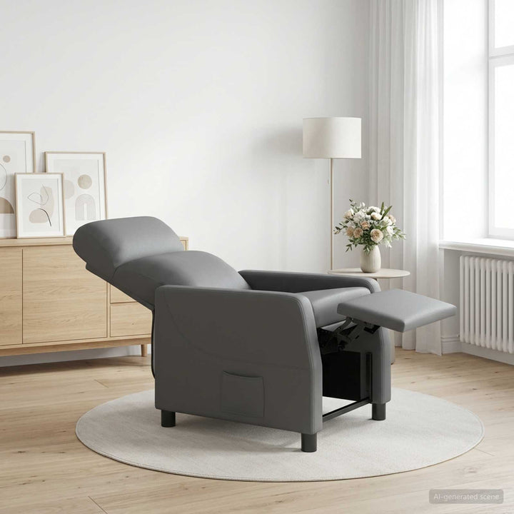 Recliner Grå Kunstlæder