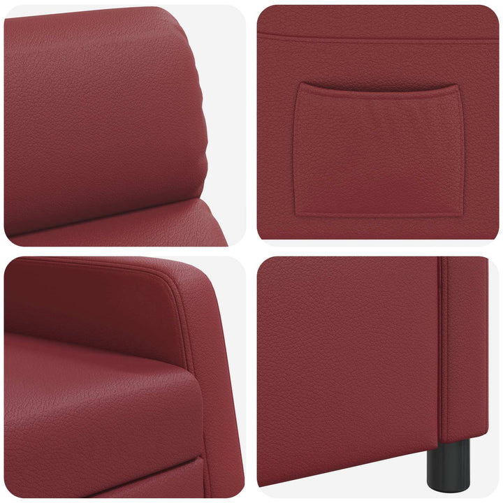 Recliner Vinrød Kunstlæder