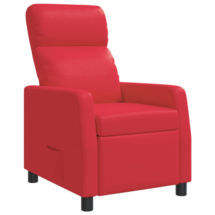 Recliner Rød Kunstlæder
