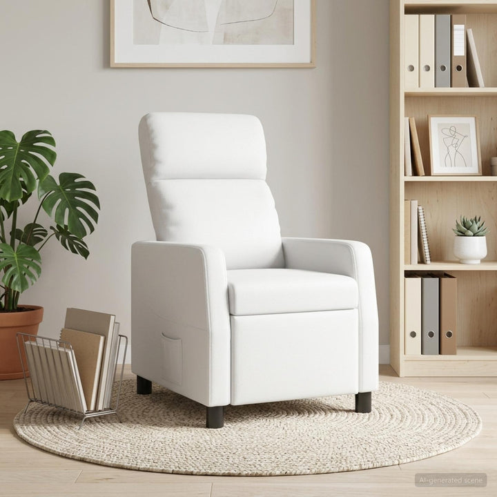 Recliner Hvid Kunstlæder