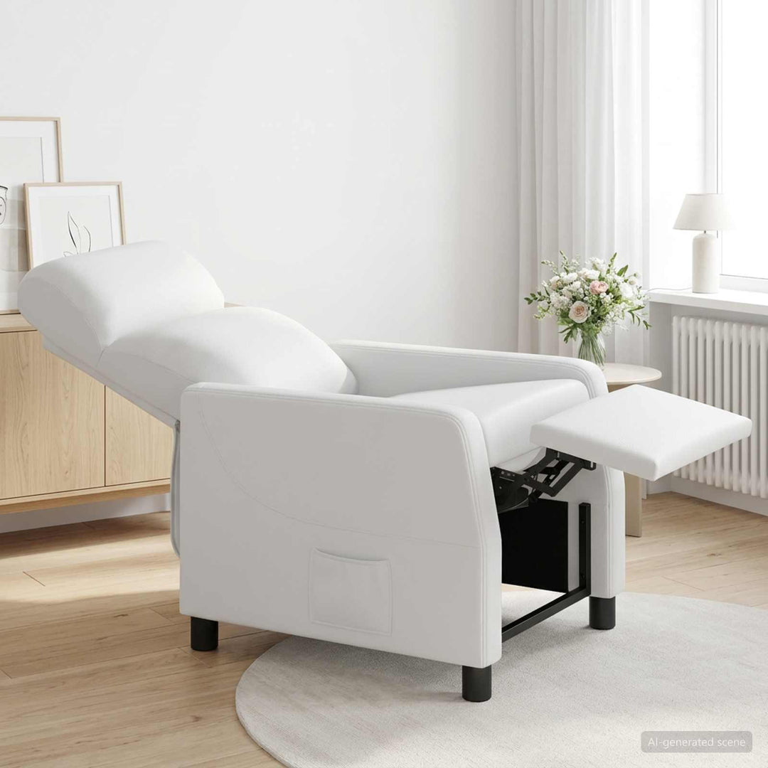 Recliner Hvid Kunstlæder