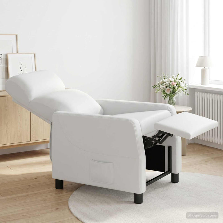 Recliner Hvid Kunstlæder