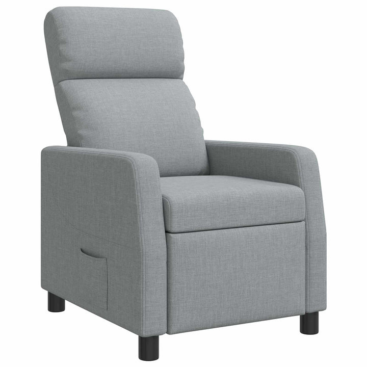 Recliner Lysegrå Stof