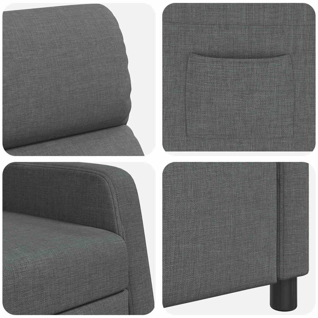 Recliner Mørkegrå Stof