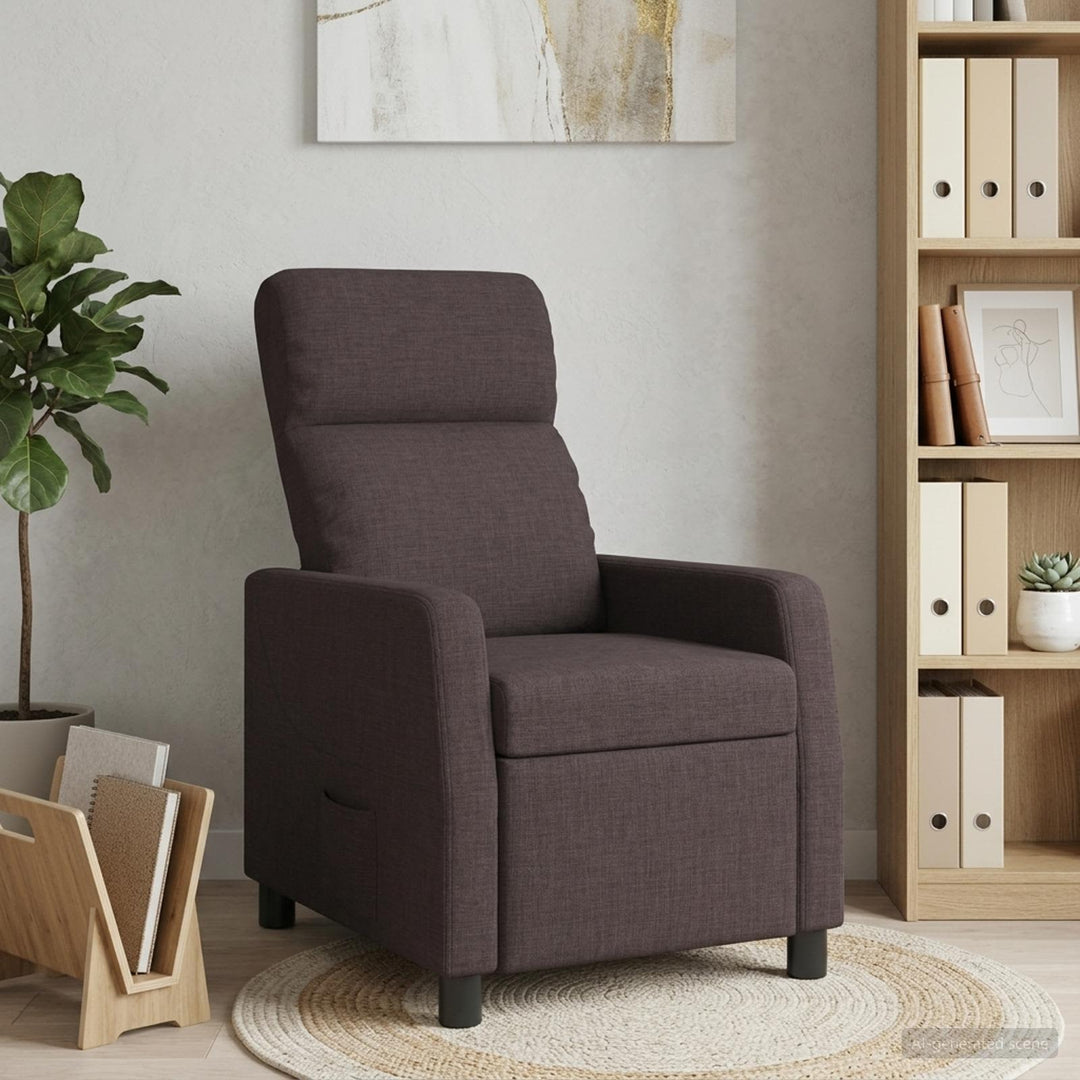 Recliner Mørk Brun Stof