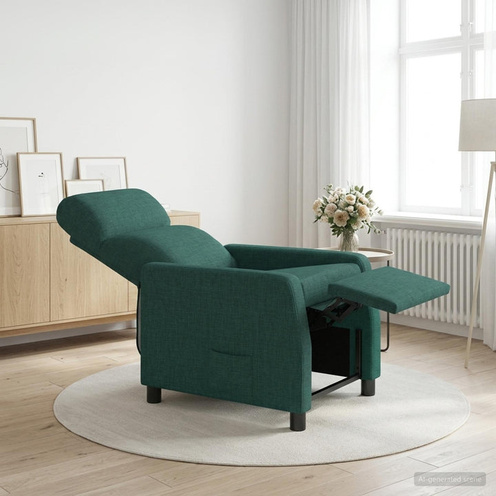Recliner Mørkegrøn Stof