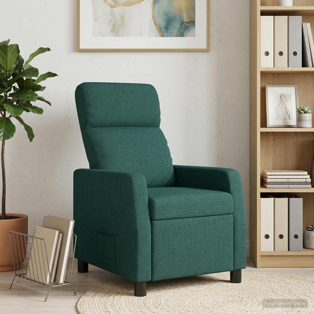 Recliner Mørkegrøn Stof