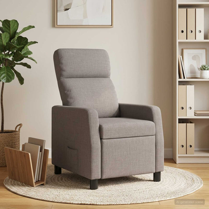 Recliner Gråbrun Stof