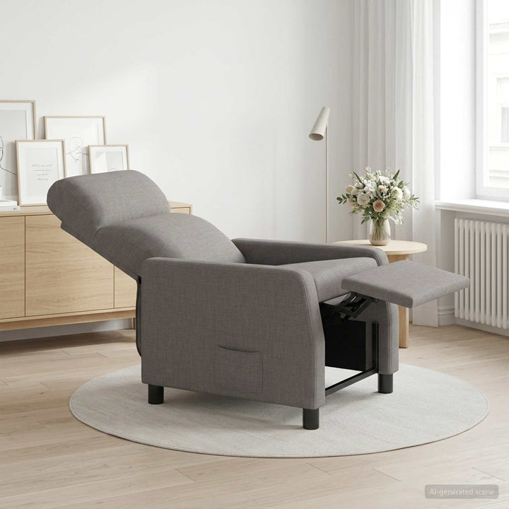 Recliner Gråbrun Stof