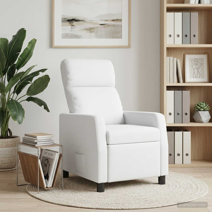 Recliner Hvid Stof