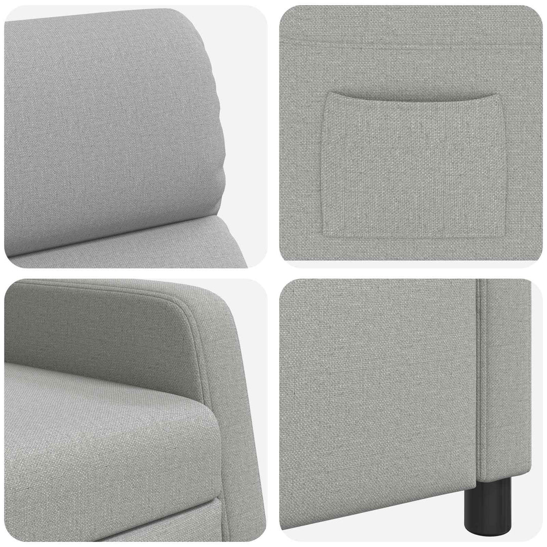 Recliner Skygrå Stof
