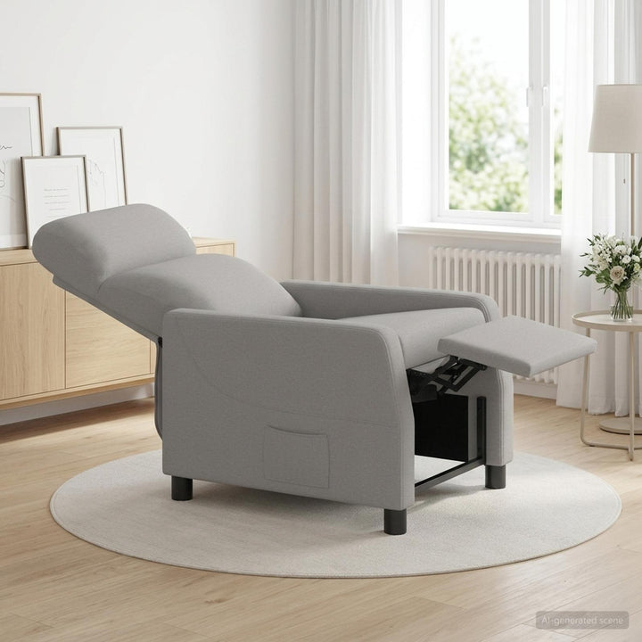 Recliner Skygrå Stof