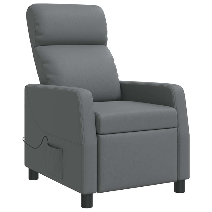Massage Lænestol Grå Kunstlæder