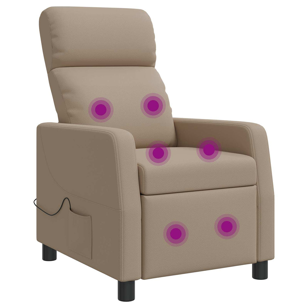 Massage Lænestol Cappuccino Kunstlæder