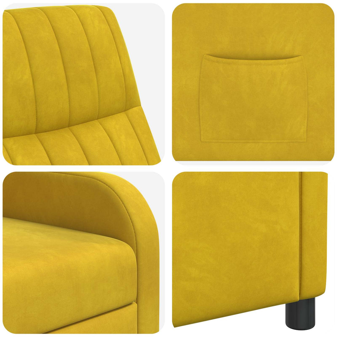 Recliner Gul Velour (V)