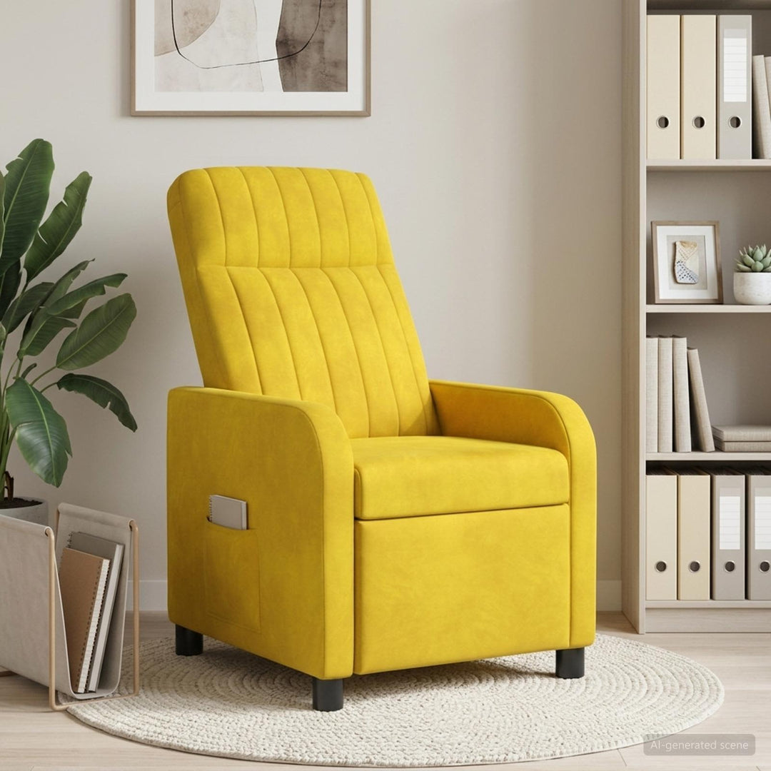 Recliner Gul Velour (V)