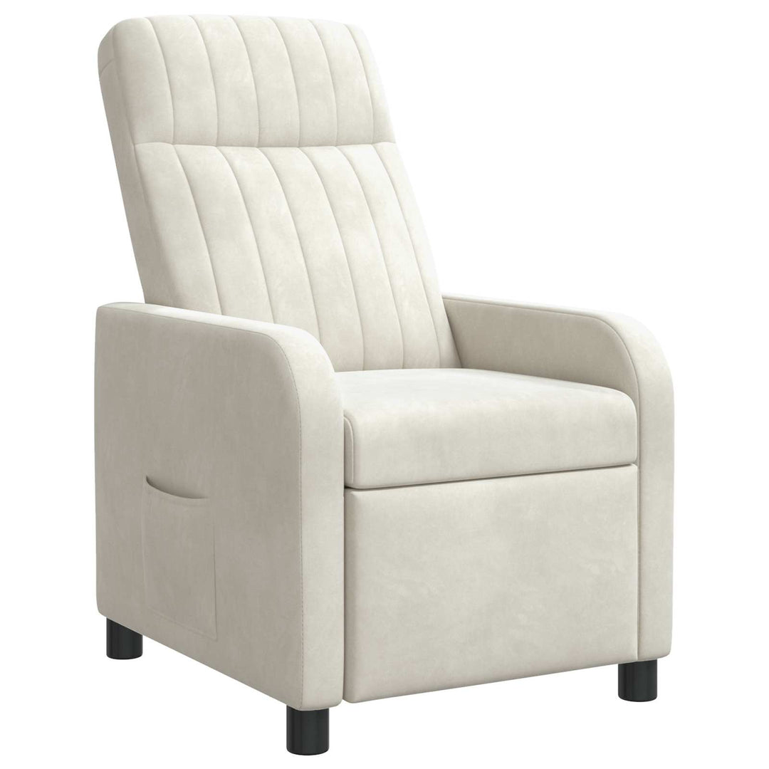 Recliner Cremefarvet Velour (V)