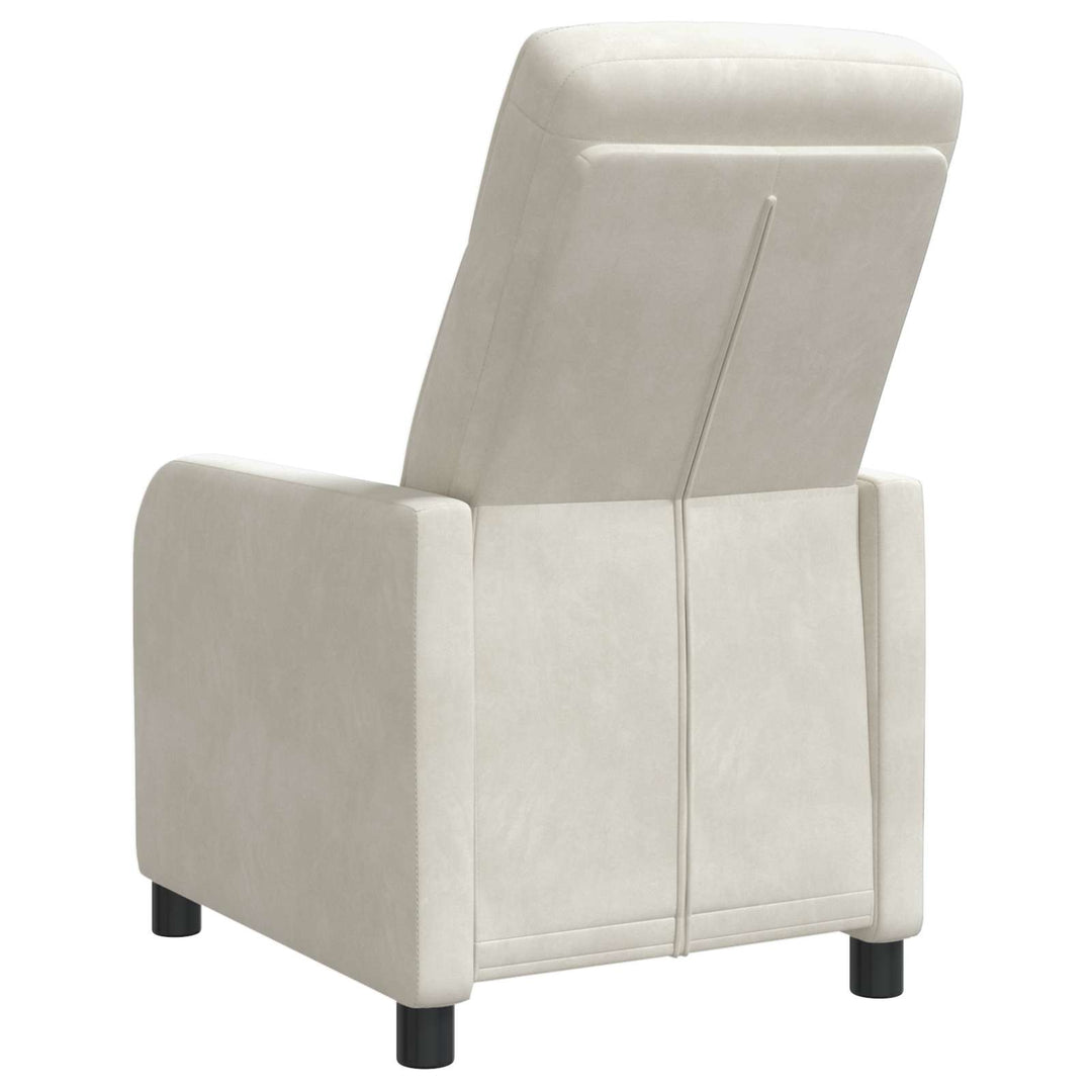 Recliner Cremefarvet Velour (V)