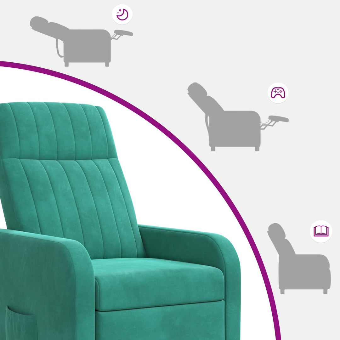 Recliner Turkis Velour (V)