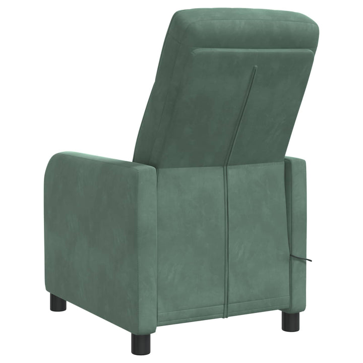 Massage Lænestol Havgrøn Velour (V)