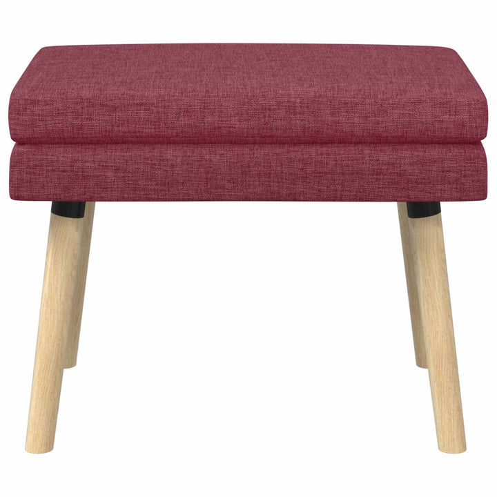 Dobbeltlagret bænk Vinrød 60 x 40 x 46 cm Stof