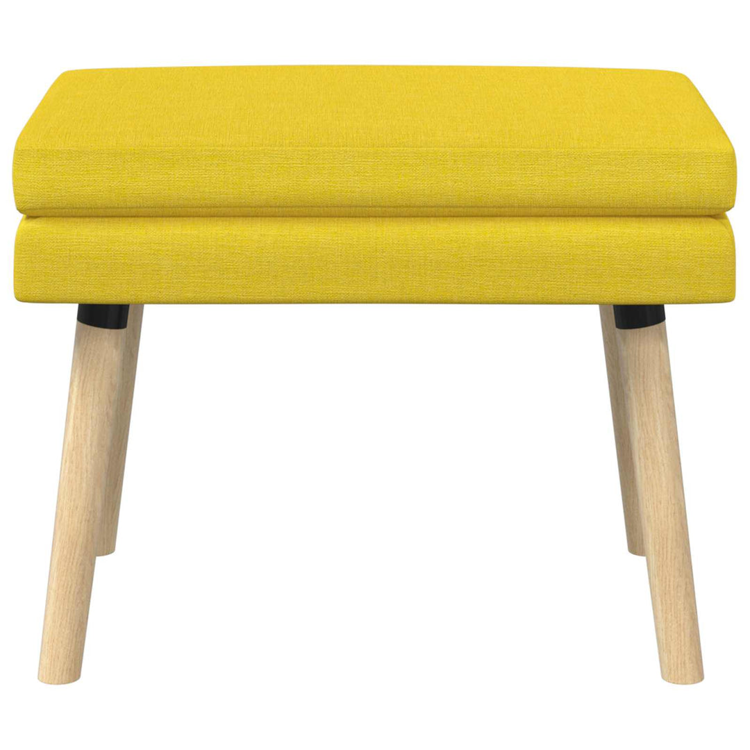 Dobbeltlagret bænk Lys Gul 60 x 40 x 46 cm Stof