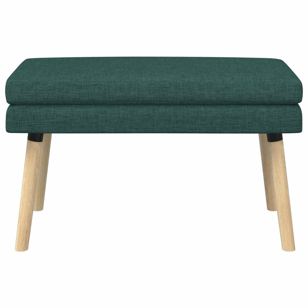 Dobbeltlagret bænk Mørkegrøn 80 x 40 x 47 cm Stof
