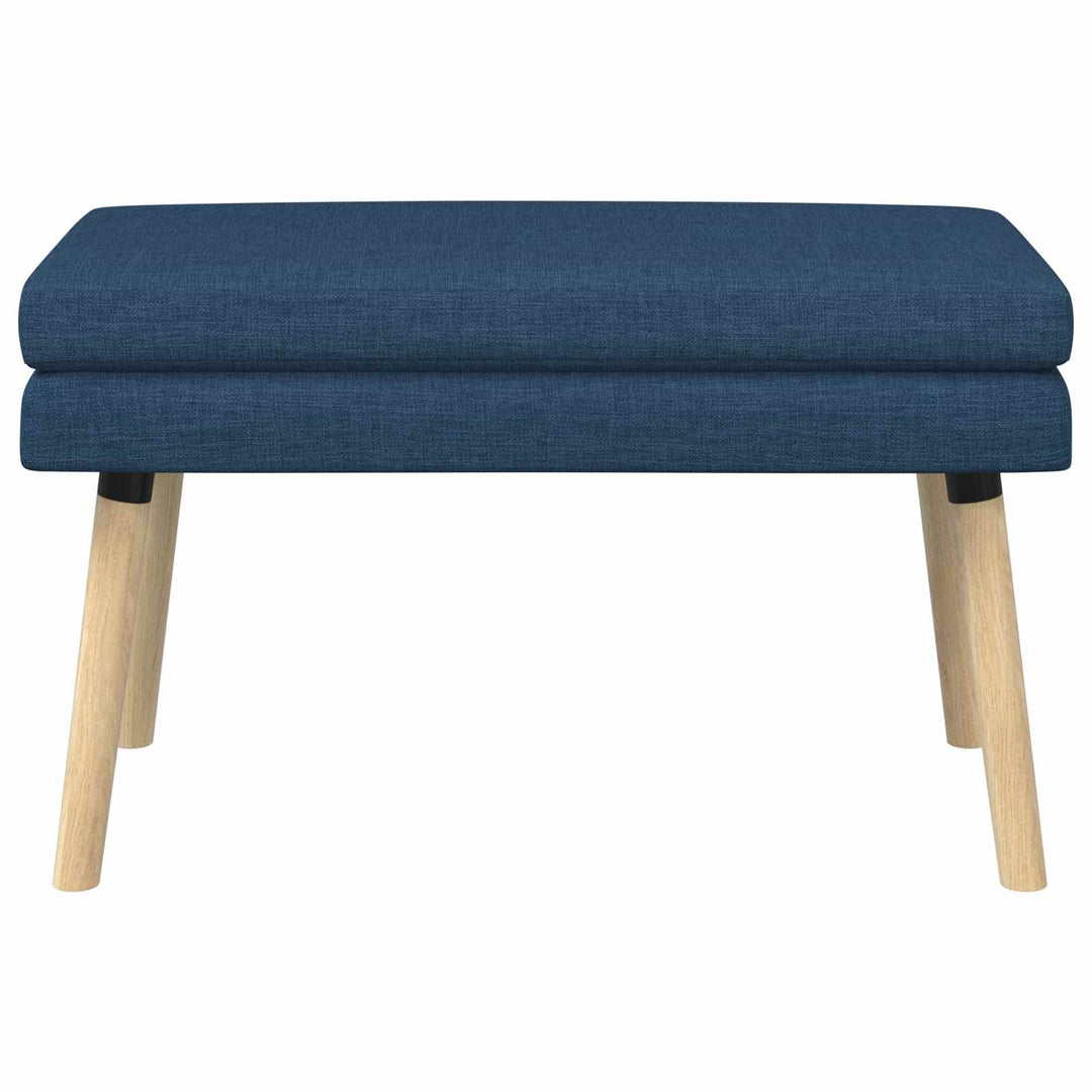 Dobbeltlagret bænk Blå 80 x 40 x 47 cm Stof