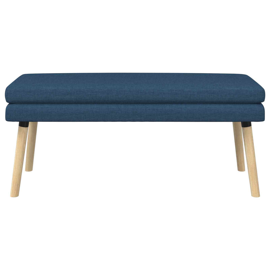 Dobbeltlagret bænk Blå 110 x 40 x 47 cm Stof
