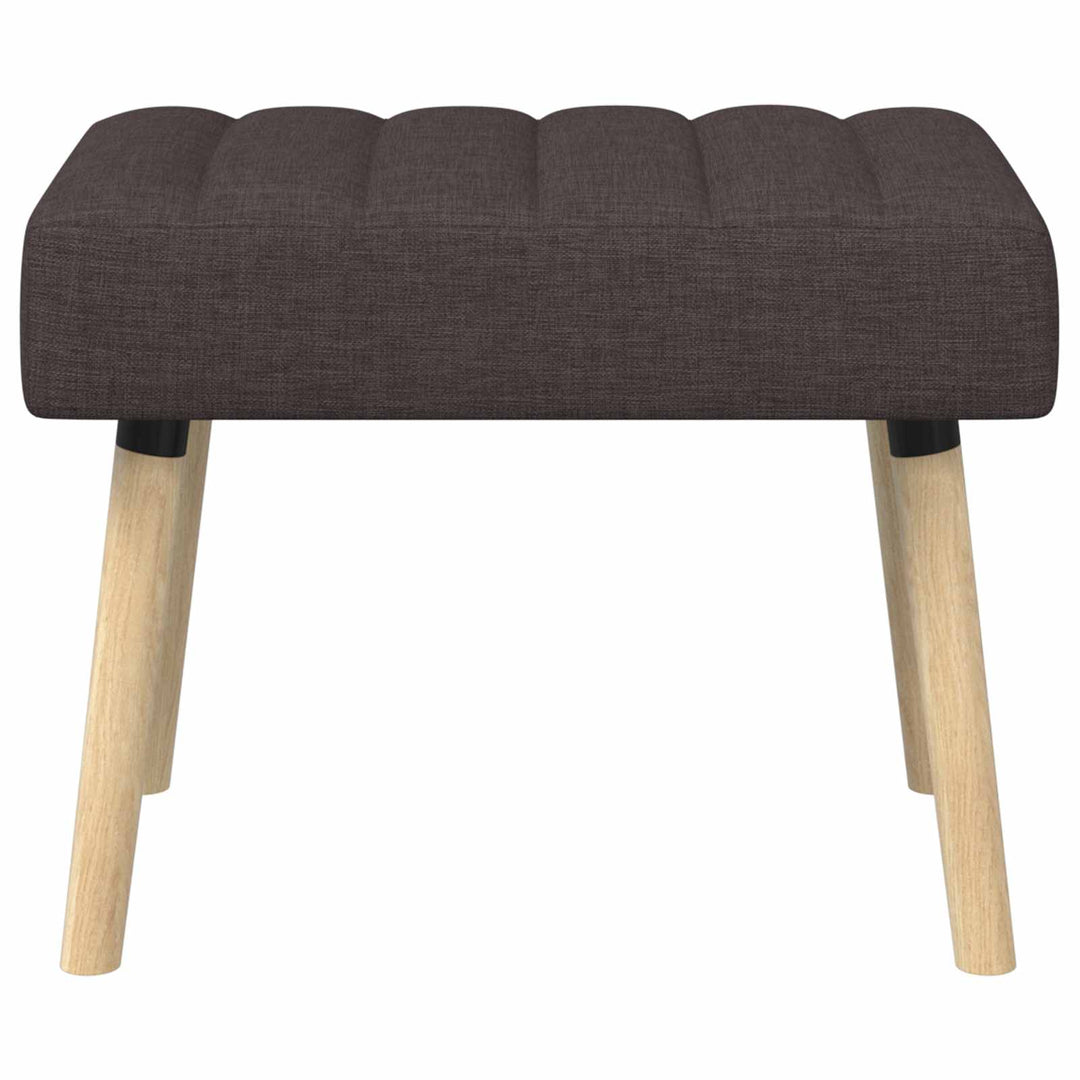 Kanalpuddet Bænk Mørk Brun 60 x 40 x 45 cm Stof