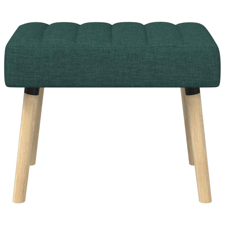 Kanalpuddet Bænk Mørkegrøn 60 x 40 x 45 cm Stof