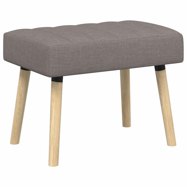 Kanalpuddet Bænk Gråbrun 60 x 40 x 45 cm Stof