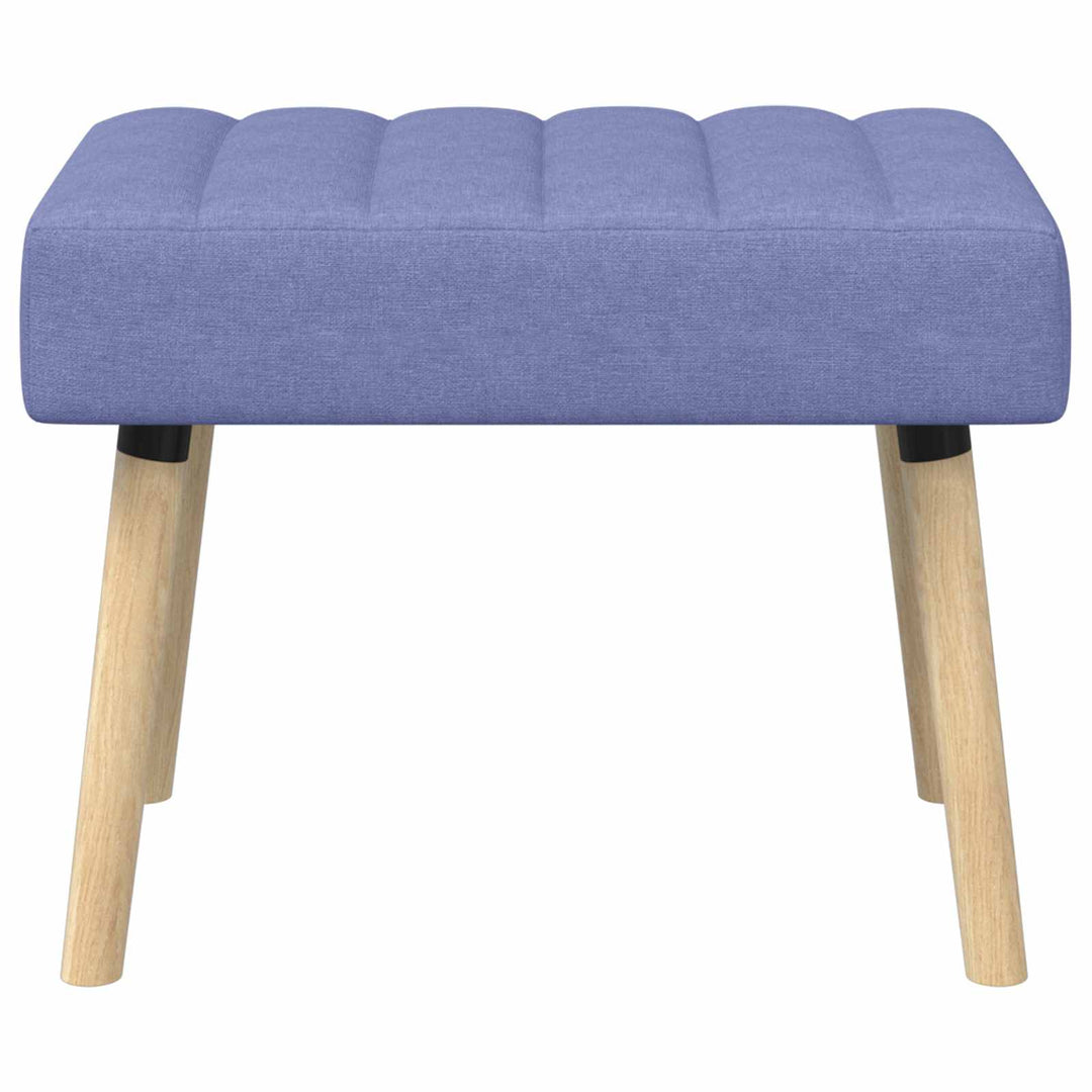 Kanalpuddet Bænk Jeans blå 60 x 40 x 45 cm Stof