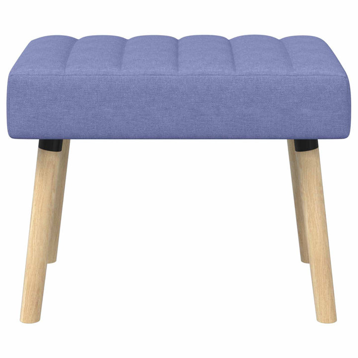 Kanalpuddet Bænk Jeans blå 60 x 40 x 45 cm Stof