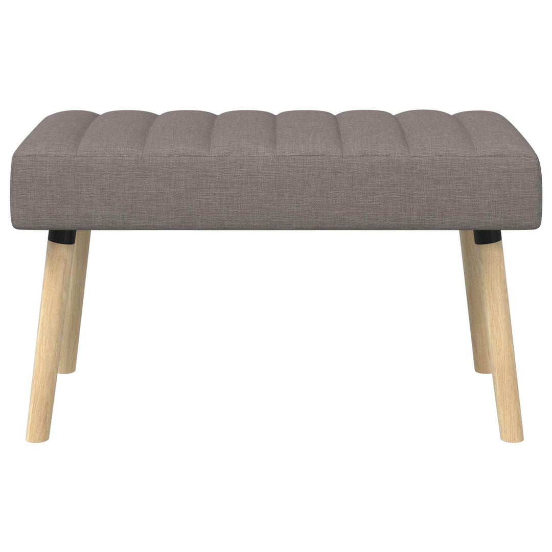 Kanalpuddet Bænk Gråbrun 80 x 40 x 46 cm Stof