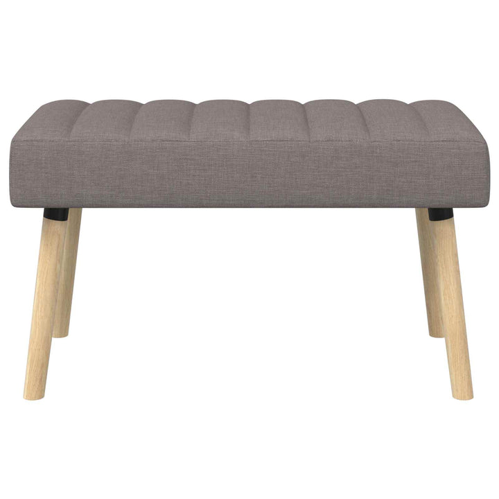 Kanalpuddet Bænk Gråbrun 80 x 40 x 46 cm Stof