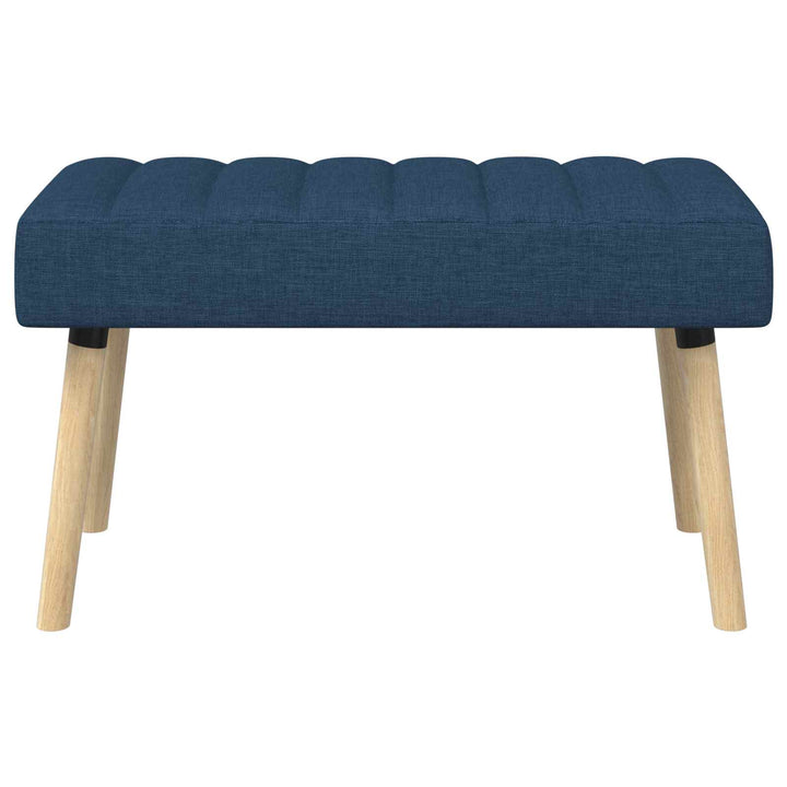 Kanalpuddet Bænk Blå 80 x 40 x 46 cm Stof