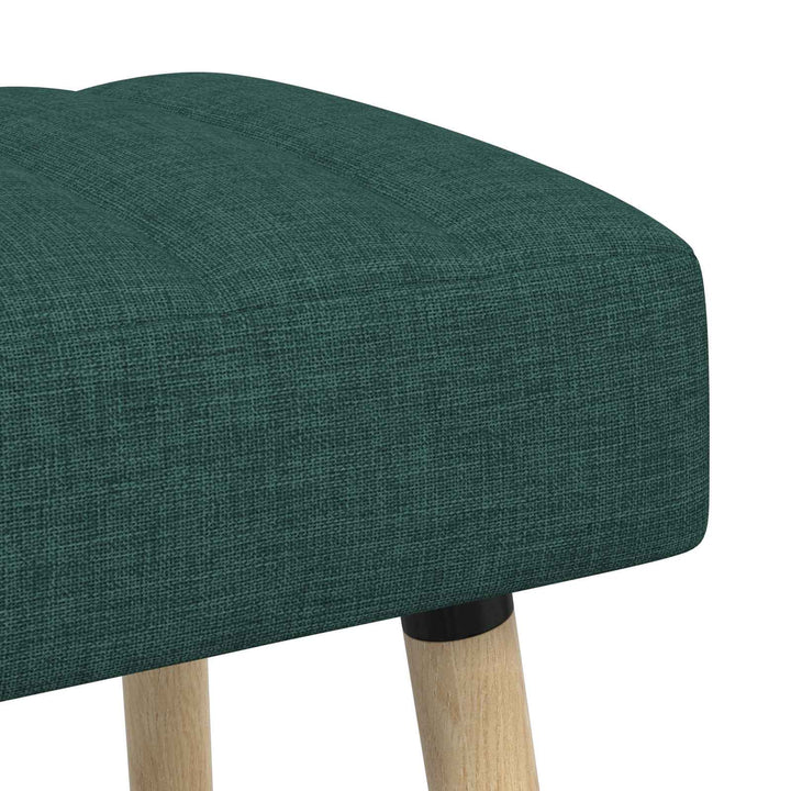 Kanalpuddet Bænk Mørkegrøn 110 x 40 x 46 cm Stof