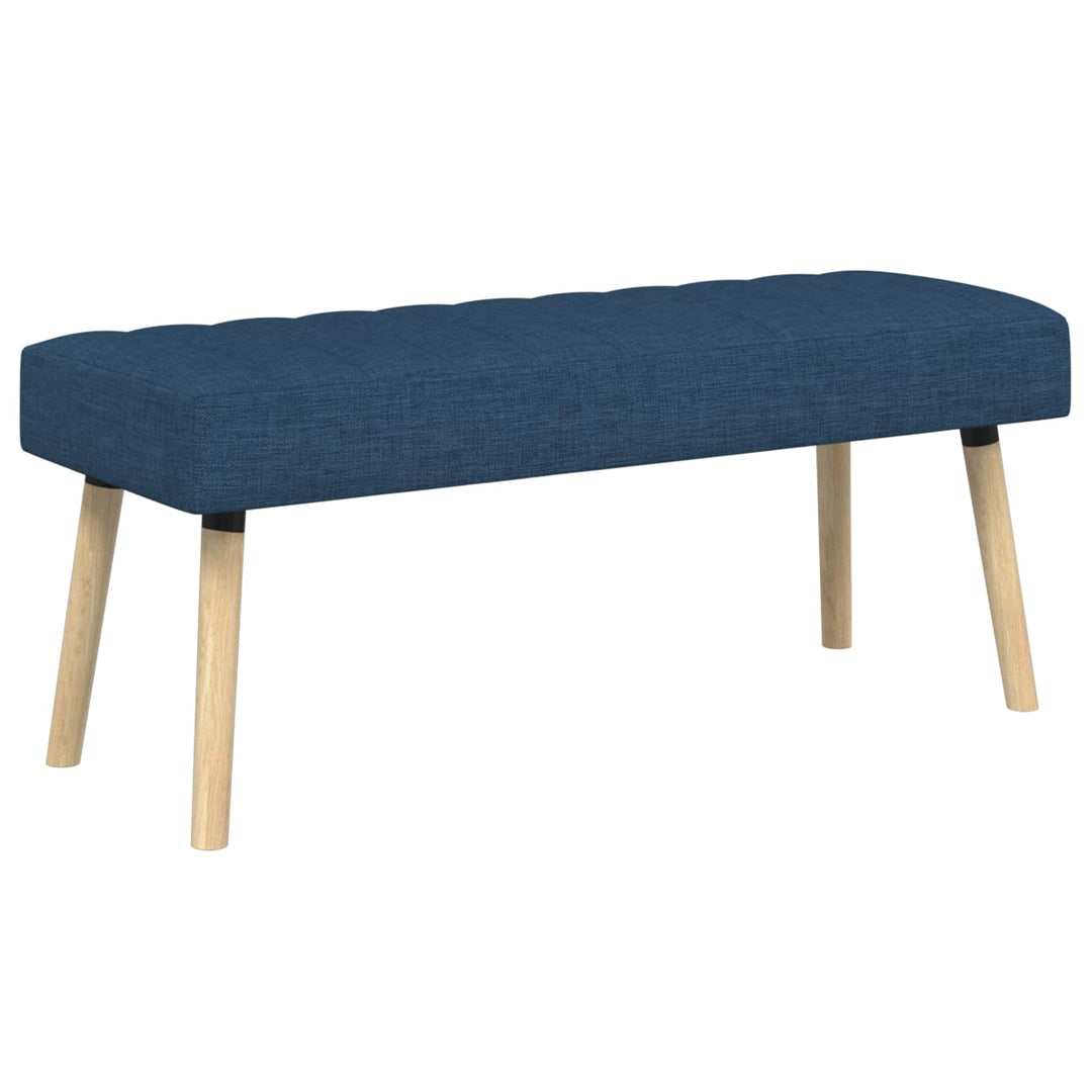Kanalpuddet Bænk Blå 110 x 40 x 46 cm Stof