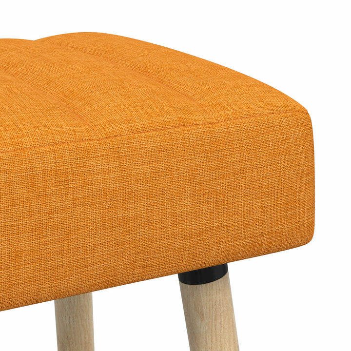 Kanalpuddet Bænk Mørk Gul 110 x 40 x 46 cm Stof