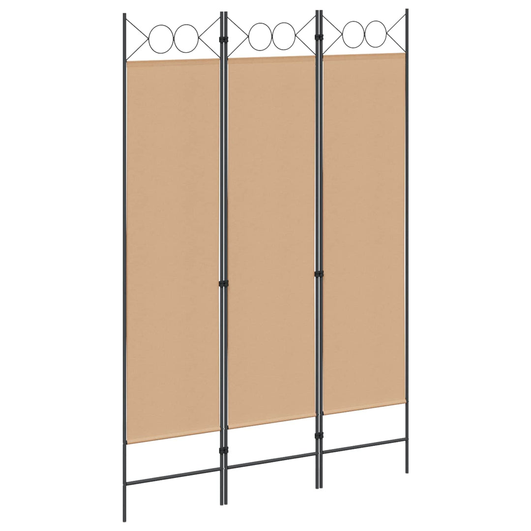 3-panel rumdeler Beige 120 x 180 cm Stof