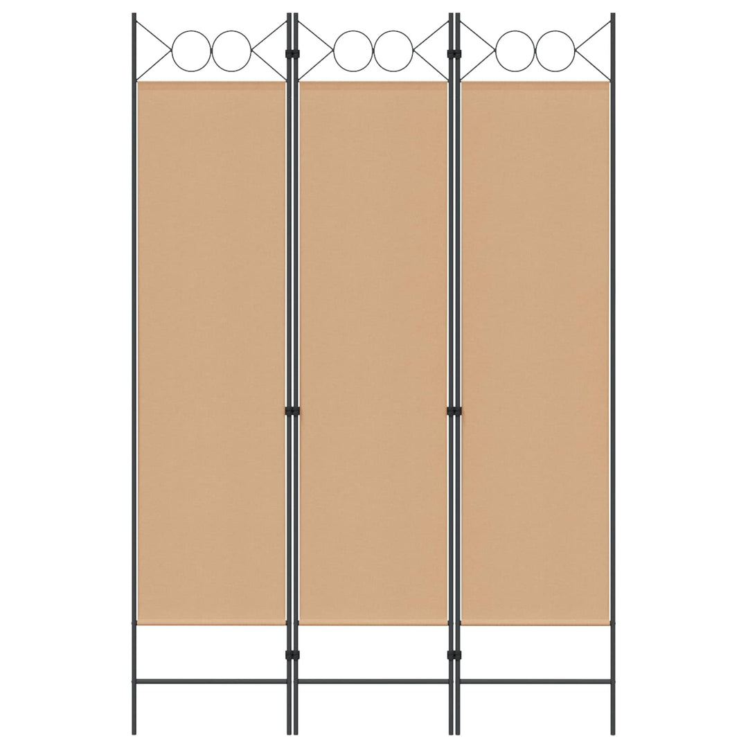3-panel rumdeler Beige 120 x 180 cm Stof