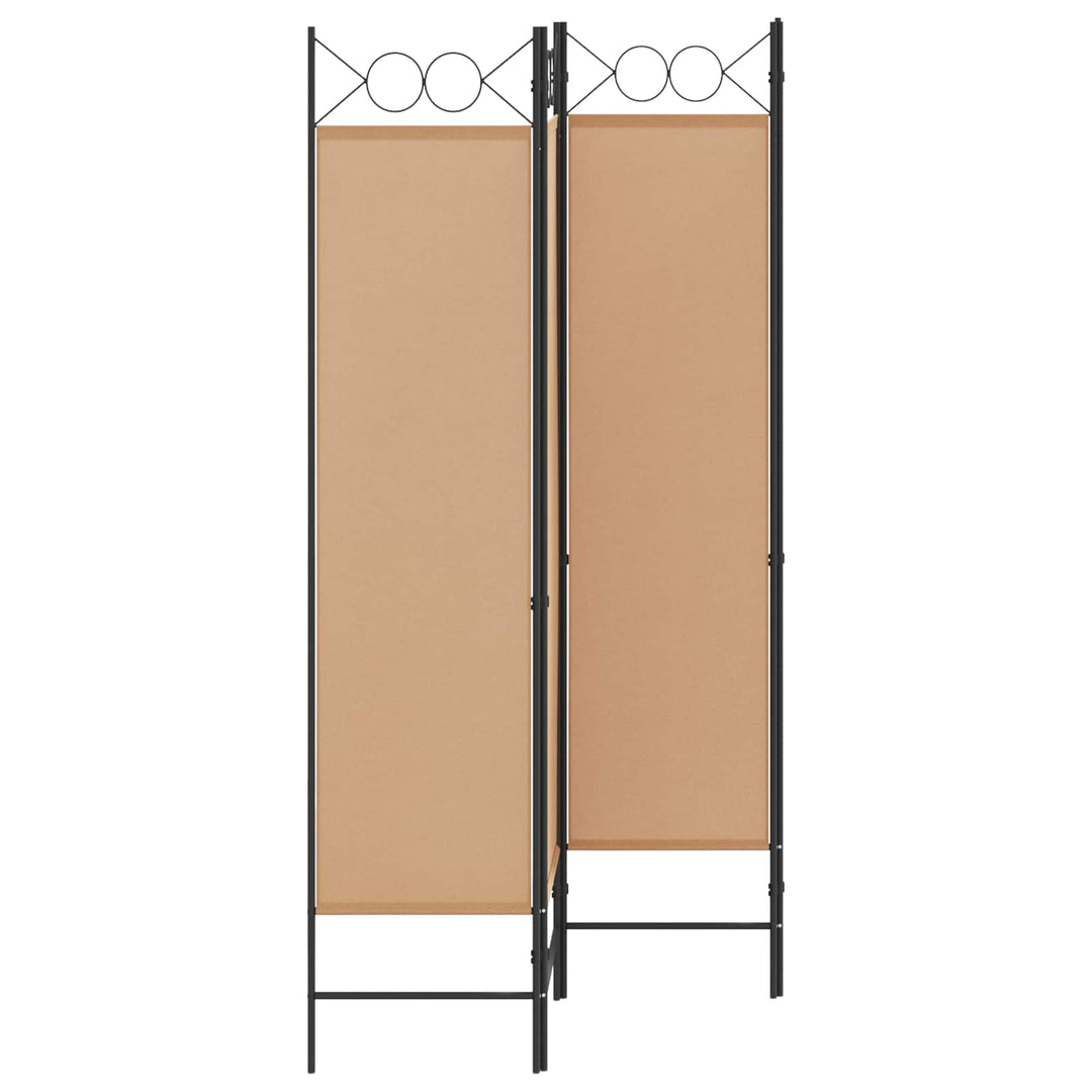 4-panel rumdeler Beige 160 x 180 cm Stof