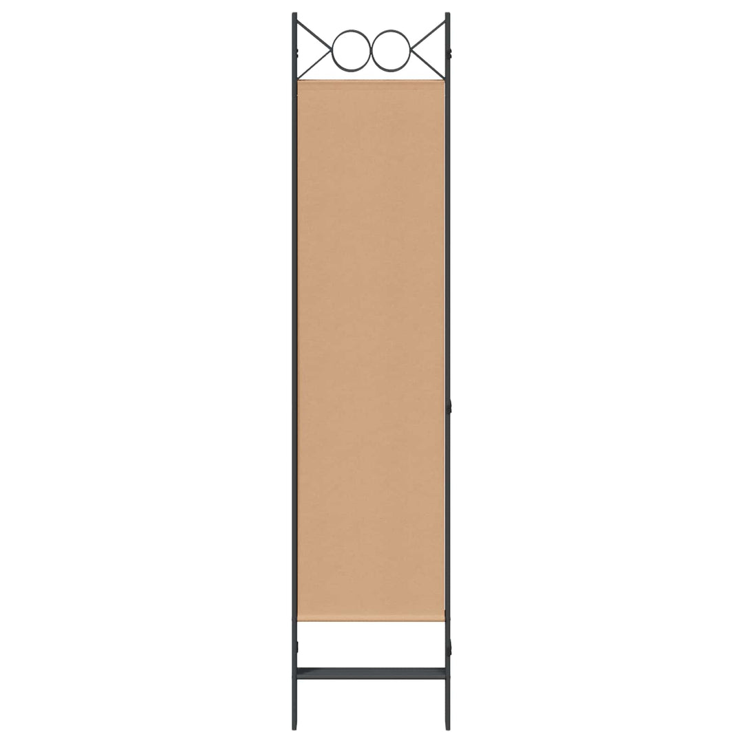 4-panel rumdeler Beige 160 x 180 cm Stof