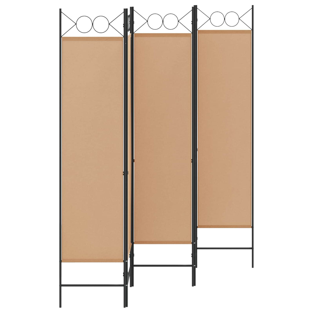 5-panel rumdeler Beige 200 x 180 cm Stof
