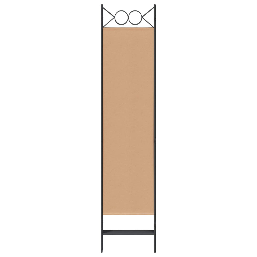 5-panel rumdeler Beige 200 x 180 cm Stof