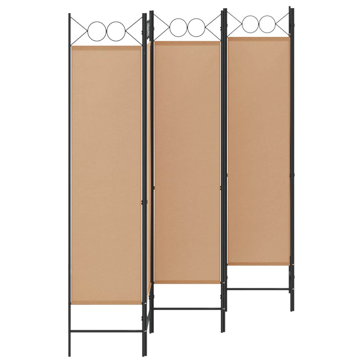 6-Paneler Rumdeler Beige 240 x 180 cm Stof