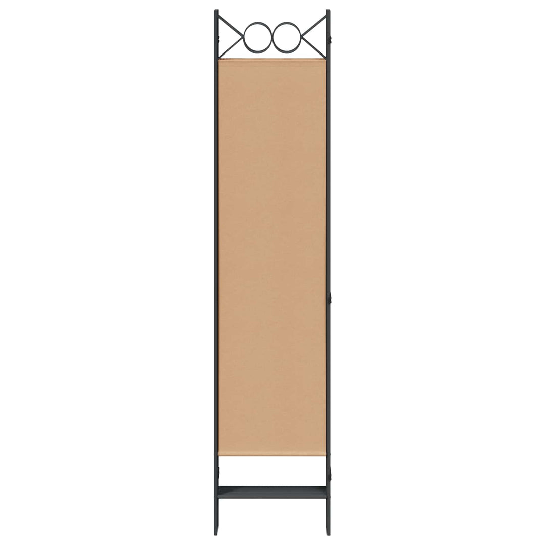 6-Paneler Rumdeler Beige 240 x 180 cm Stof